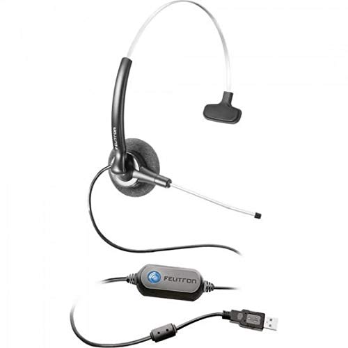 7898937207387 - FONE HEADSET STILE COMPACT VOIP SLIM FELITRON