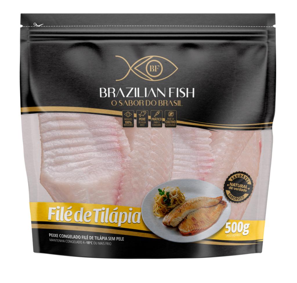 7898943094384 - FILE DE TILAPIA BRAZILIAN FISH 500G