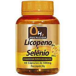 7898946081510 - LICOPENO + SELÊNIO - 60 CÁPSULAS - OH2 NUTRITION