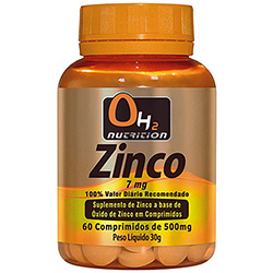 7898946081794 - ZINCO - 60 COMPRIMIDOS - OH2 NUTRITION