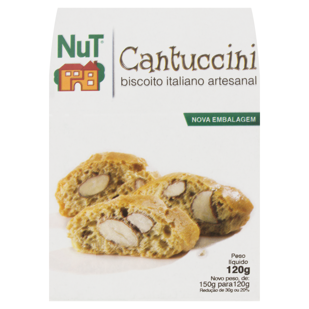 7898951310353 - BISCOITO CANTUCCINI NUT PACOTE 120G
