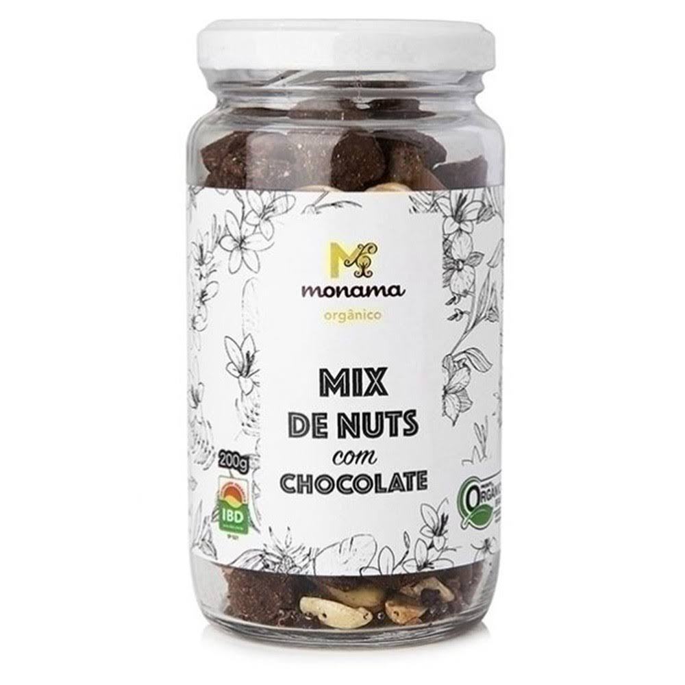 7898957204342 - MIX DE NUTS COM CHOCOLATE 200G MONAMA