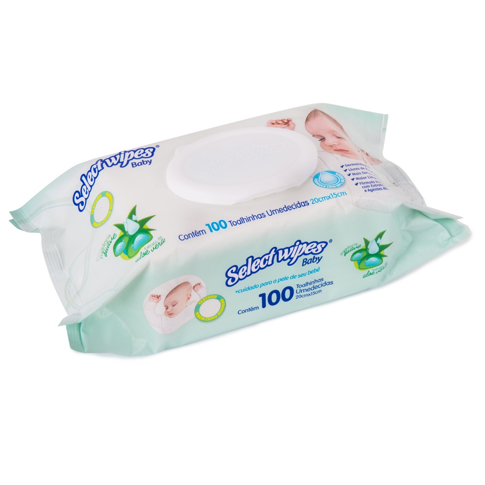 7898965193256 - TOALHAS UMED SELECT WIPES C/100UN