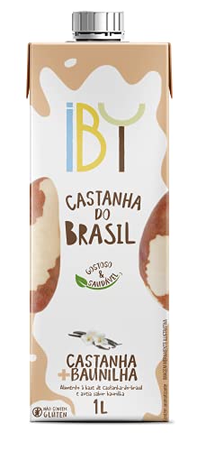 7898965318079 - BEBIDA DE CASTANHA DO BRASIL IBY CASTANHA+BAUNILHA 12 X 1 CX