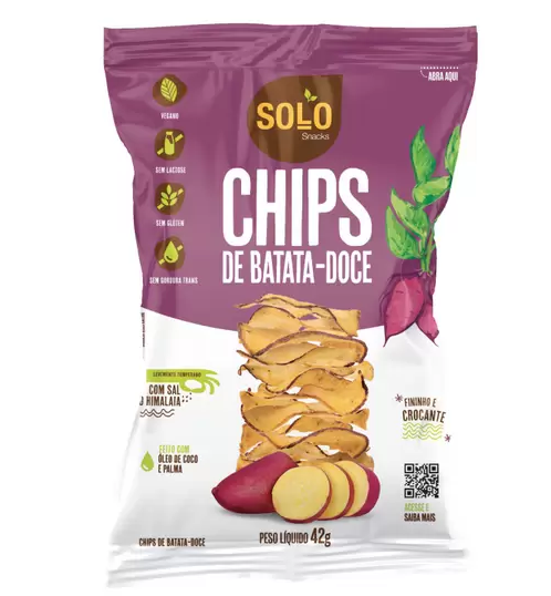 7898965602154 - CHIPS SOLO BATATA DOCE 42GR