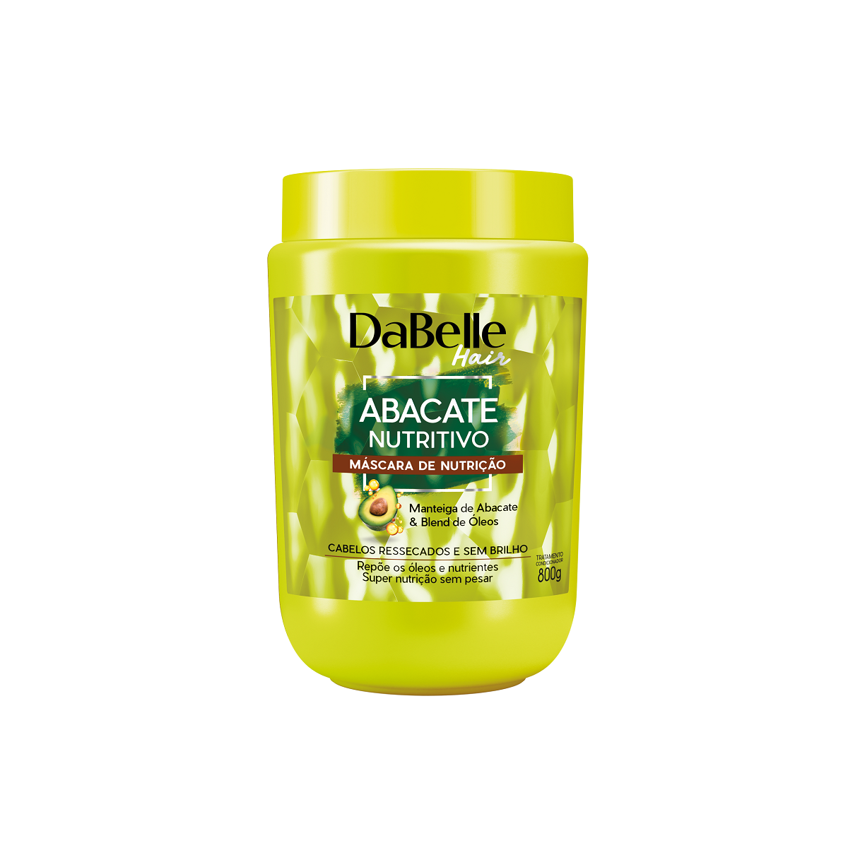 7898965666989 - CREME TRATAMENTO DABELLE 800G ABACATE