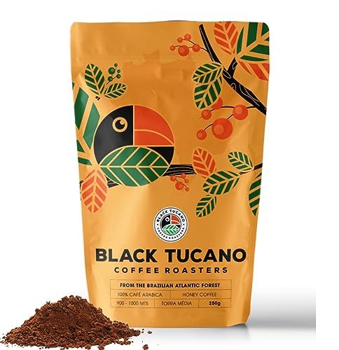 7898969032117 - CAFÉ ESPECIAL BLACK TUCANO HONEY COFFEE 250G TORRADO E MOÍDO