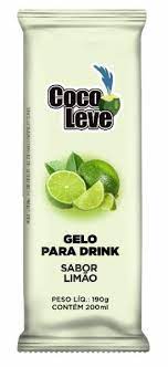7898996082246 - GELO PARA DRINK LIMÃO COCO LEVE PACOTE 190G