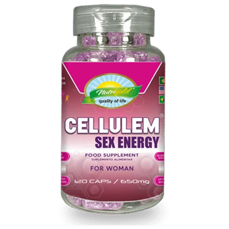 7899010090285 - CELLULEM SEX ENERGY FOR WOMAN 650MG 120 CÁPSULAS NUTRIGOLD