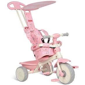 7899091421046 - TRICICLO VELOBABY FISHER PRICE BANDEIRANTE - ROSA