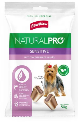 7899306042295 - SNACK CAES BAW WAW NATURAL PRO 50G SENSITIVE