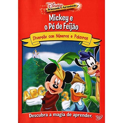 7899307905834 - DVD MICKEY E O PÉ DE FEIJÃO - DIVERSÃO COM NÚMEROS E PALAVRAS