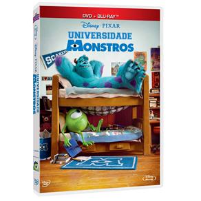 7899307919640 - BLU-RAY + DVD - UNIVERSIDADE MONSTROS - MONSTERS UNIVERSITY - 2 DISCOS