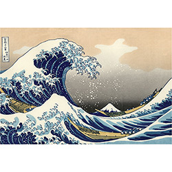 7899503716340 - QUADRO THE GREAT WAVE - (60X90CM) - HAUS FOR FUN