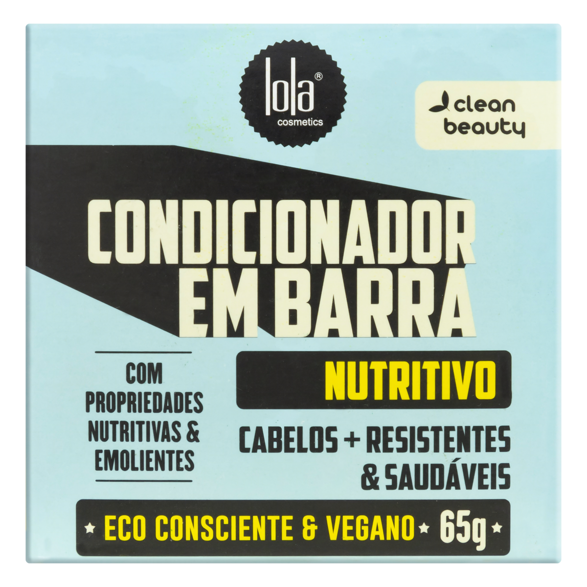 7899572811717 - CONDICIONADOR BARRA LOLA COSMETICS NUTRITIVO CAIXA 65G