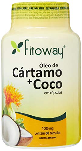 7899598000324 - OLEO DE CARTAMO + COCO FITOWAY - 60 CÁPSULAS - FITOWAY