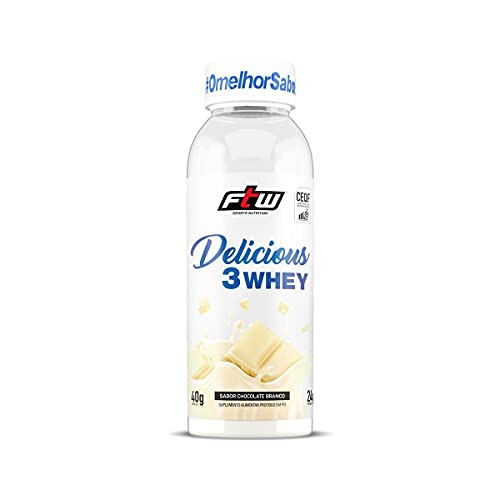 7899598010477 - DELICIOUS 3 WHEY - 40G CHOCOLATE BRANCO - FTW, FITOWAY