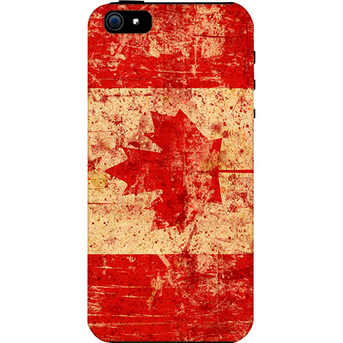 7899646924480 - CASE APPLE IPHONE 5 CUSTOM4U CANADA'S FLAG