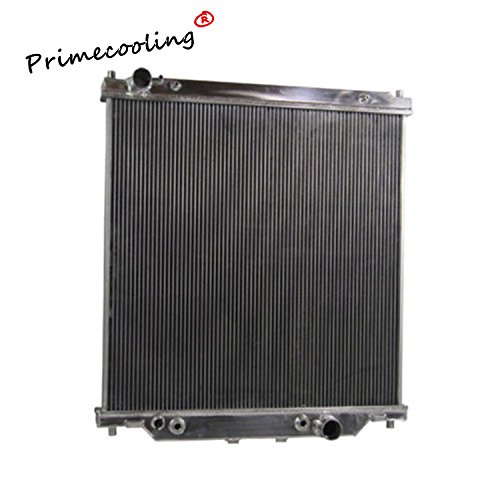 7899886456291 - PRIMECOOLING 2 ROW CORE FULL ALUMINUM RADIATOR FOR FORD F250 /F350 (SUPER DUTY) 2003-07; EXCURSION 2003-05, 6.0L TURBO V8 DIESEL POWERSTROKE ENGINE ONLY
