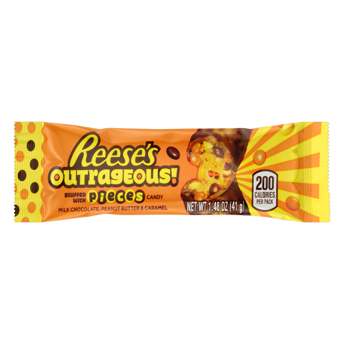 7899970401404 - BOMBOM REESES OUTRAGEOUS! PACOTE 41G