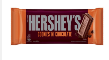 7899970402944 - CHOCOLATE COOKIES N CHOCOLATE HERSHEYS 77G