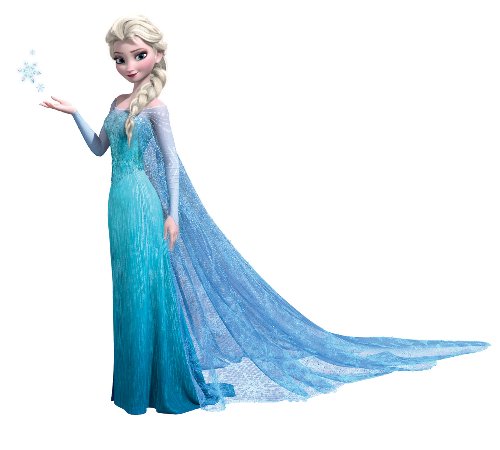 7900010135194 - ROOMMATES RMK2371GM FROZEN ELSA PEEL AND STICK GIANT WALL DECALS, 1-PACK