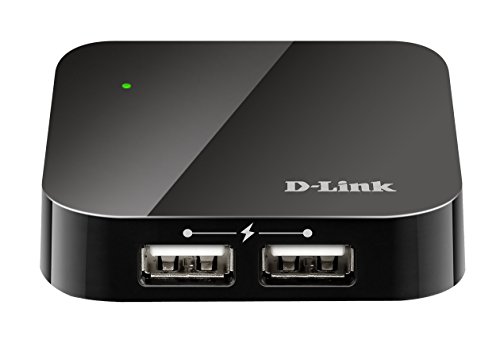 0790069257063 - D-LINK 4-PORT USB 2.0 HUB INCLUDING 4 FAST CHARGING PORTS, MINI USB 2.0 PORT AND 5V/2.5A POWER ADAPTER (DUB-H4)