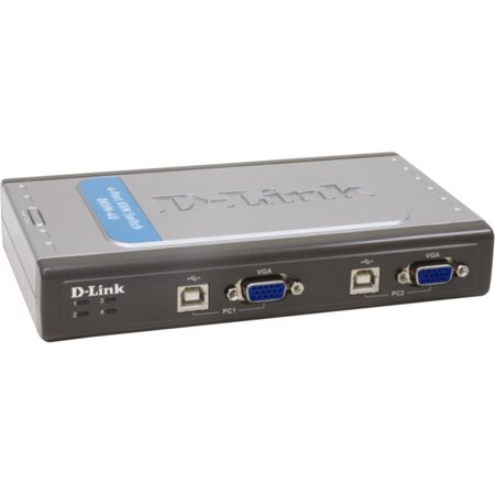 0790069285714 - CHAVEADOR KVM 4 PORTAS USB C/ 2 CABOS D-LINK DKVM-4U