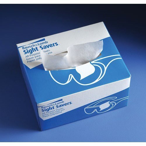 0790149333151 - BAUSCH & LOMB 8566 SIGHT SAVER TISSUE WIPES, 5 INCH X 8 INCH, 280/BOX -2 PACK BY BAUSCH & LOMB