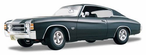 0790159318902 - MAISTO 1:18 SCALE 1971 CHEVY CHEVELLE SS 454 COUPE DIECAST VEHICLE (COLORS MAY VARY)