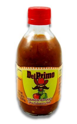 0790208008549 - SALSA DEL PRIMO (BOTTLE WITH 10.5 OZ/300 G) (HABANERA RED)