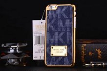 0790304120701 - MICHAEL KORS IPHONE 6 NAVY BLUE WITH GOLD TRIM