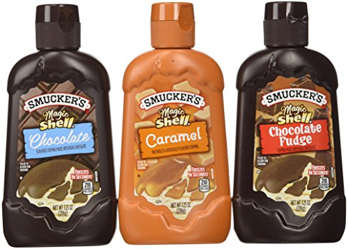 0790304983924 - SMUCKER'S MAGIC SHELL ICE CREAM TOPPING VARIETY BUNDLE, 7.25 OZ BOTTLE (PACK OF