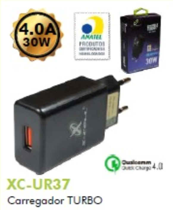 7908417102566 - CARREGADOR USB TURBO 4.0
