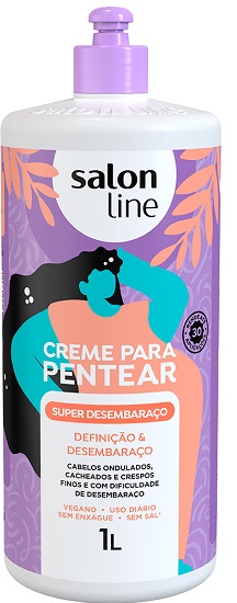 7908458311866 - CREME P/PENTEAR SALON LINE SUPER DESEMBARACO 1L