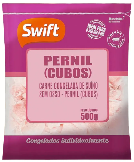 7908625602698 - PERNIL SUINO SWIFT CUBOS MAIS 500G