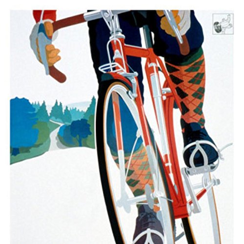 7909186085524 - 20X30 INCH DECORATIVE POSTER MICHELIN,ELAN BICYCLE TIRE GICLEE PRINT