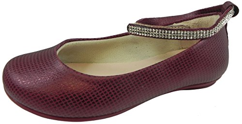 7909248203231 - PAMPILI GIRL'S PURPLE SHIMMER ANGEL SAPATO MARY JANES FLATS 28 EU/ 10 M US TODDLER