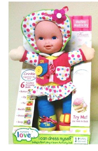 0790930313058 - I CAN DRESS MYSELF BABY'S FIRST ACTIVITY DOLL STYLES VARY