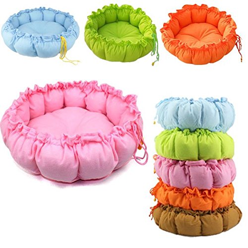 0790951072057 - (RANDOM COLOR) PET DOG CAT SLEEPING BED MAT PUPPY BED MAT WITH SOFT CUSHION PILLOW / PET DOG CAT SLEEPING BED MAT WITH SOFT CUSHION PILLOW . CAN BE USE AS A BED OR MAT , IT IS GOOD