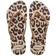 7909690389804 - CHINELO AD HAVAIANAS TOP ANIMALS BEGE ROSE CAFE