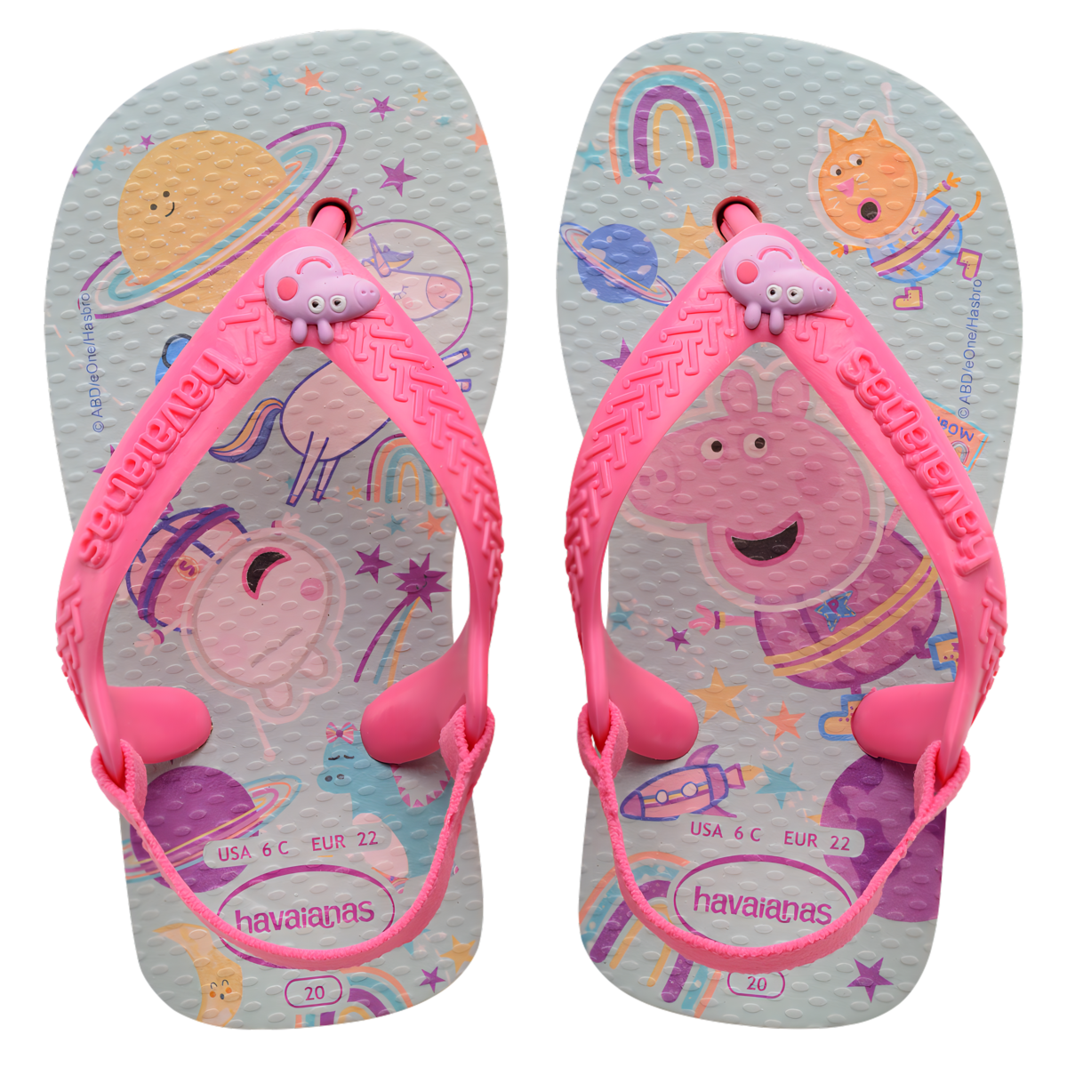 7909843773863 - CHINELO ROSA BALLET NEW BABY PEPPA PIG HAVAIANAS KIDS E BABY N° 17/18