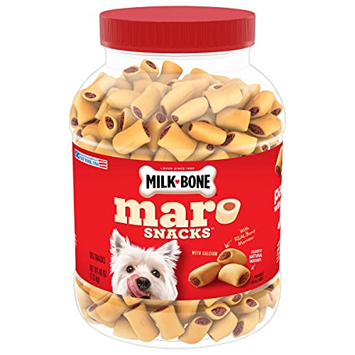 0079100520725 - MILK-BONE MAROSNACKS DOG TREATS FOR DOGS OF ALL SIZES, 40 OUNCES