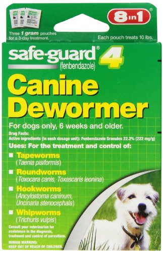 0791043466020 - 8 IN 1 SAFE GUARD CANINE DEWORMER 2-PACK (6 POUCHES)