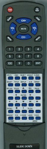 0791090944670 - LASONIC REPLACEMENT REMOTE CONTROL FOR DVD7880K