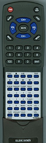 0791090951470 - REPLACEMENT REMOTE CONTROL FOR TECHWOOD 90W0040, RT90W0040, MODEL MD65, SYS2765, MD65