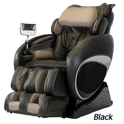 0791102466596 - OSAKI OS-4000 ZERO GRAVITY EXECUTIVE FULLY BODY MASSAGE CHAIR IN BLACK WITH UPGRADED PU COVERING FOR INCREASE DURABILITY AND COMFORT, SIX UNIQUE PRE-SET PROGRAMS, EASY-TO-USE LARGE LCD DISPLAY REMOTE WITH WIRELESS REMOTE, 2 STAGE ZERO-GRAVITY POSITIONING