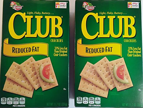 0791140487973 - KEEBLER CLUB CRACKERS, REDUCED FAT (2 PACK) 11.7 OZ. EACH