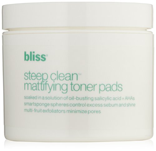 0791140928193 - BLISS STEEP CLEAN MATTIFYING TONER PADS, 50 COUNT
