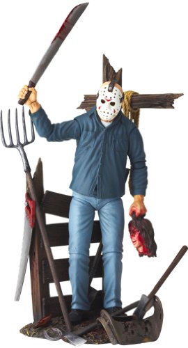 0791159400703 - FRIDAY THE 13TH REVOLTECH SCIFI SUPER POSEABLE ACTION FIGURE JASON VOORHEES